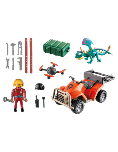 Playmobil - Dragons: Vehiculul Lui Icaris Si Phil,71085 Playmobil - Dragons: Vehiculul Lui Icaris Si Phil,71085