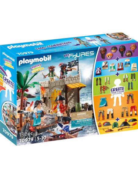 Playmobil - Creeaza Propria Figurina - Insula Piratilor,70979