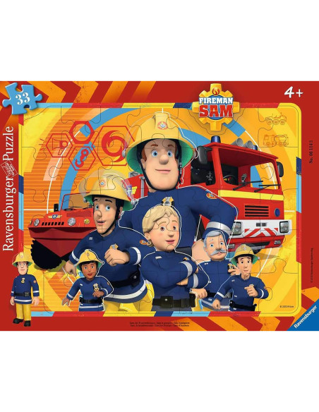 Puzzle Tip Rama Pompierul Sam, 33 Piese,RVSPC06114