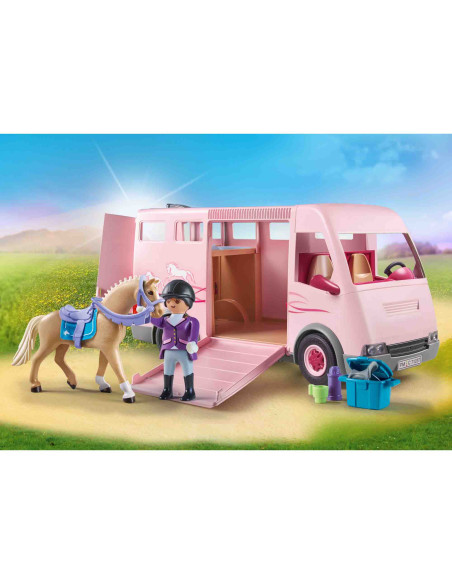 Playmobil - Masina Transportoare De Cai,71237