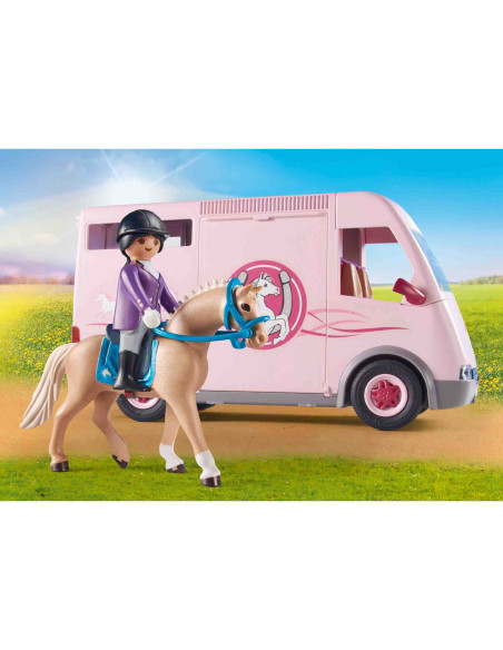 Playmobil - Masina Transportoare De Cai,71237