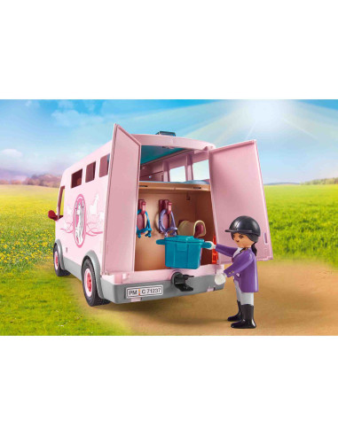 Playmobil - Masina Transportoare De Cai,71237