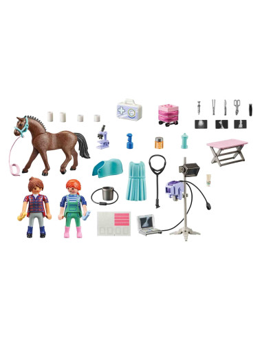 Playmobil - Veterinar Pentru Caluti,71241 Playmobil - Veterinar Pentru Caluti,71241