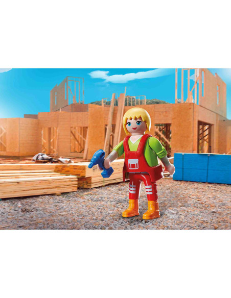 Playmobil - Figurina Femeie Muncitor,71196