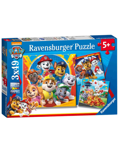 Puzzle Patrula Catelusilor, 3X49 Piese,RVSPC05048