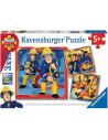 Puzzle Pompierul Sam, 3X49 Piese,RVSPC05077