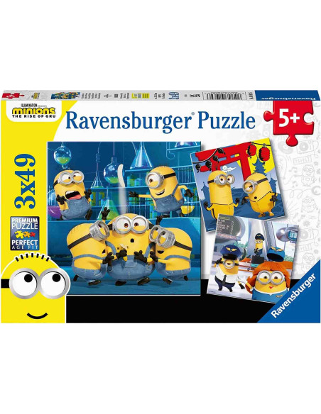 Puzzle Minions, 3X49 Piese,RVSPC05082