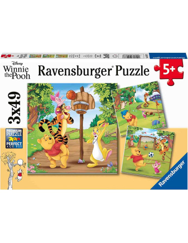 Puzzle Winnie The Pooh, 3X49 Piese,RVSPC05187