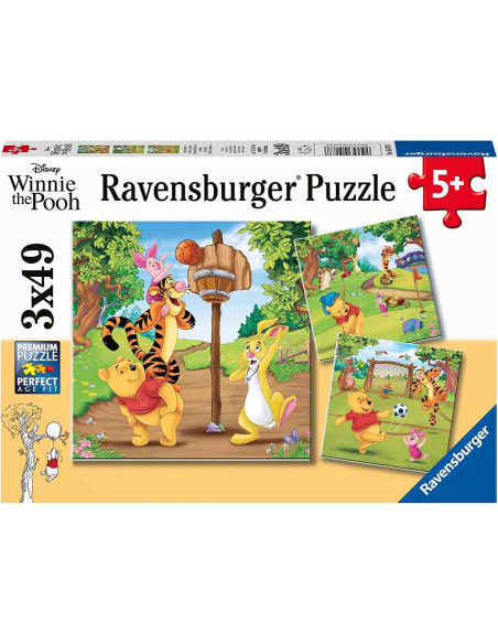 Puzzle Winnie The Pooh, 3X49 Piese,RVSPC05187
