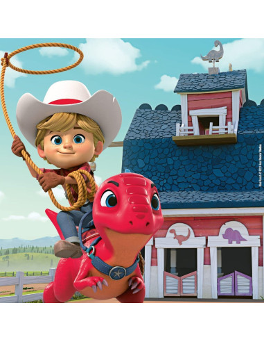 Puzzle Dino Ranch, 3X49 Piese,RVSPC05589