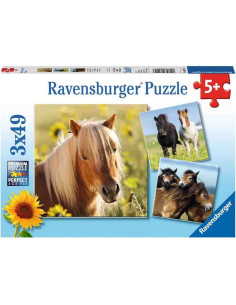 Puzzle Cai, 3X49 Piese,RVSPC08011 2