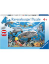 Puzzle Delfini Zambitori, 60 Piese,RVSPC09593