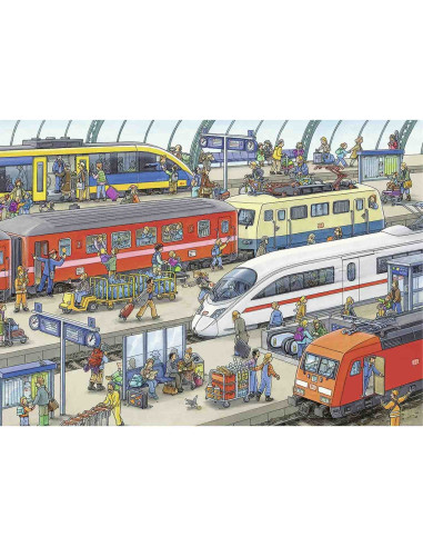 Puzzle Statie De Tren, 60 Piese,RVSPC09610