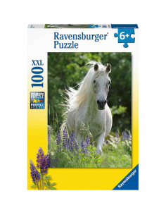 Puzzle Cal Alb, 100 Piese,RVSPC12927 2