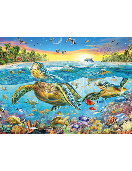 Puzzle Testoase, 100 Piese,RVSPC12942