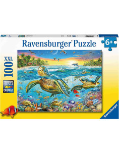 Puzzle Testoase, 100 Piese,RVSPC12942 2