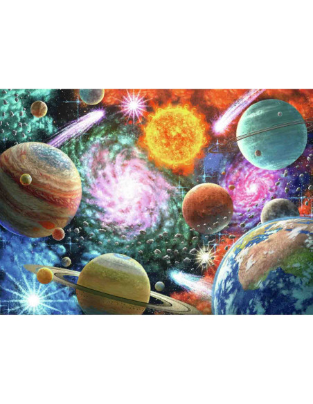 Puzzle Planetele Sistemului Solar, 100 Piese,RVSPC13346