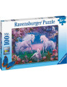 Puzzle Unicorni Albi, 100 Piese,RVSPC13347