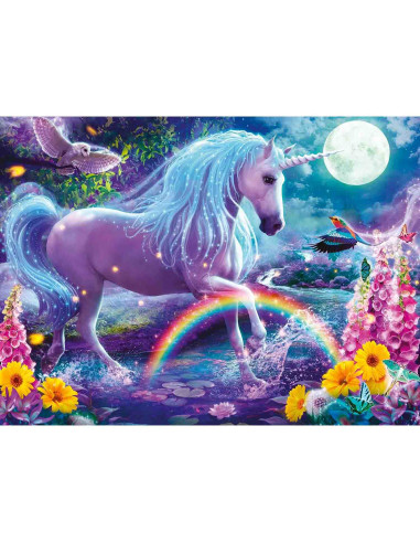 Puzzle Cu Sclipici Unicorn, 100 Piese,RVSPC12980