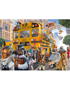 Puzzle Autobuzul Scolar Al Animalelor, 150 Piese,RVSPC12974