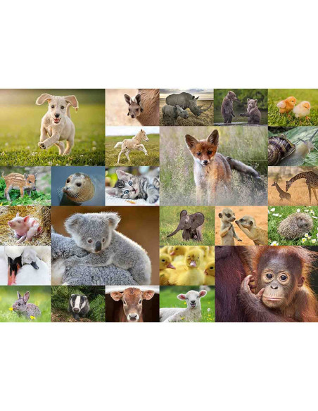 Puzzle Pui De Animale, 200 Piese,RVSPC13353