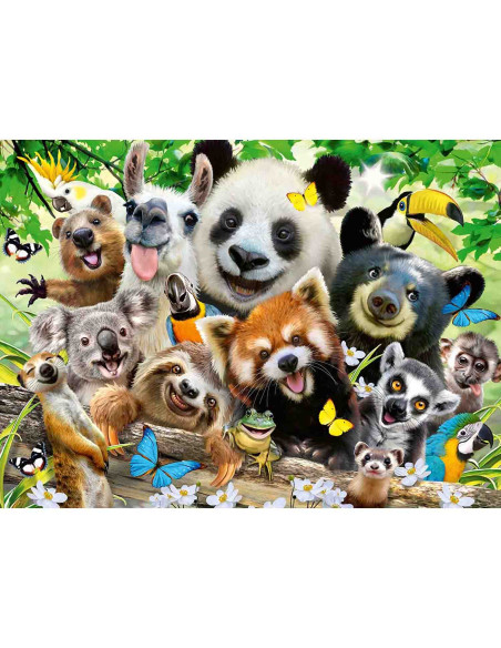 Puzzle Selfie Cu Animale, 300 Piese,RVSPC12893