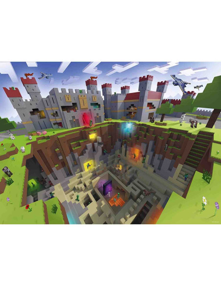 Puzzle Minecraft, 300 Piese,RVSPC13334