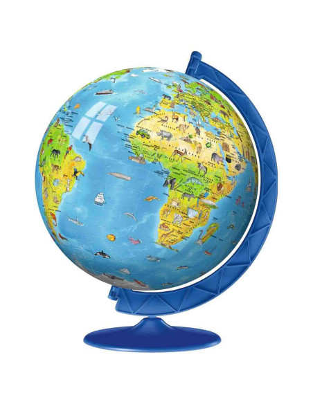 Puzzle 3D Copii - Globul Lumii, 180 Piese,RVS3D12338