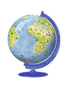 Puzzle 3D Copii - Globul Lumii, 180 Piese,RVS3D12338 2