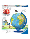 Puzzle 3D Copii - Globul Lumii, 180 Piese,RVS3D12338