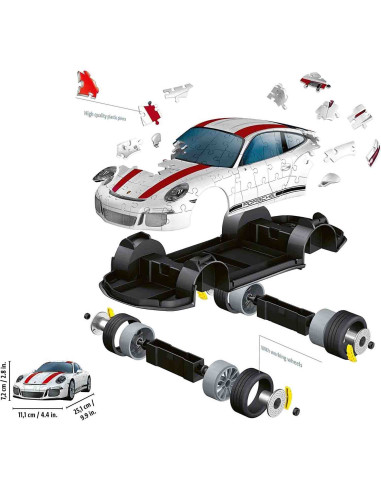 Puzzle 3D Porsche 911R, 108 Piese,RVS3D12528
