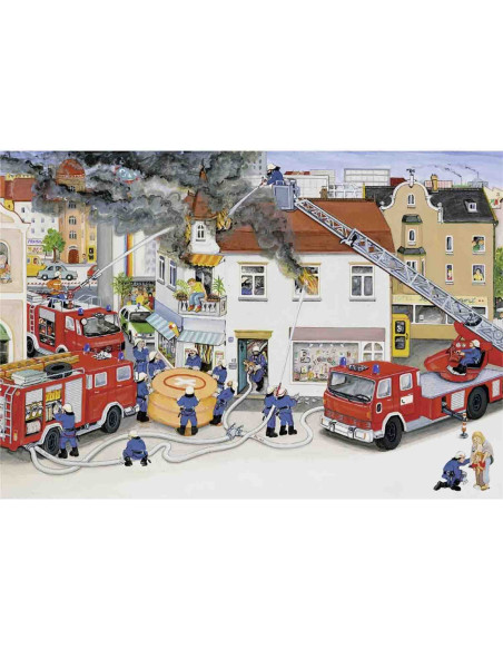 Puzzle Brigada De Pompieri, 2X24 Piese,RVSPC08851
