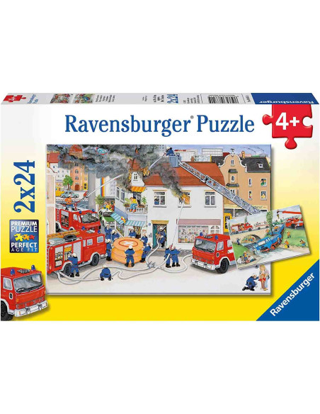 Puzzle Brigada De Pompieri, 2X24 Piese,RVSPC08851