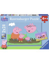 Puzzle Peppa Pig, 2X24 Piese,RVSPC09082