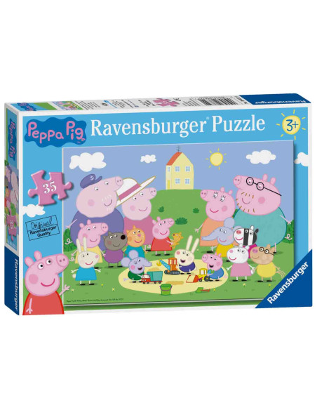 Puzzle Peppa Pig Joaca In Nisip, 35 Piese,RVSPC08632
