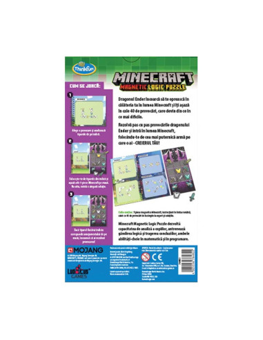 Thinkfun - Minecraft Magnetic, lb. romana,TF4822