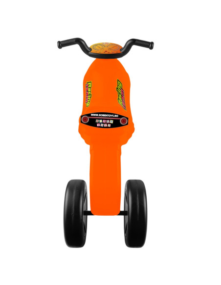 Motocicleta fara pedale, portocalie - ROBENTOYS,16037-7