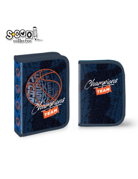 Penar echipat, 1 fermoar, 2 extensii, 32 piese, BASKETBALL -