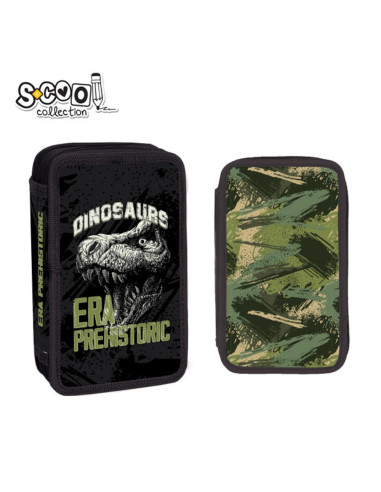 Penar echipat, 2 fermoare, 29 piese, DINO - S-COOL,SC2181