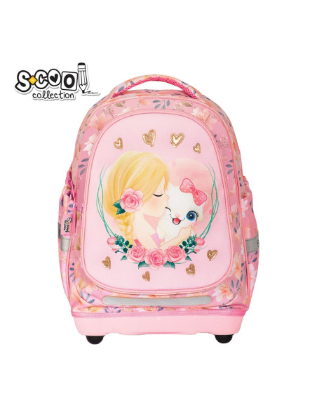 Ghiozdan anatomic GIRL, 38x39x19.5 cm - S-COOL,SC2108