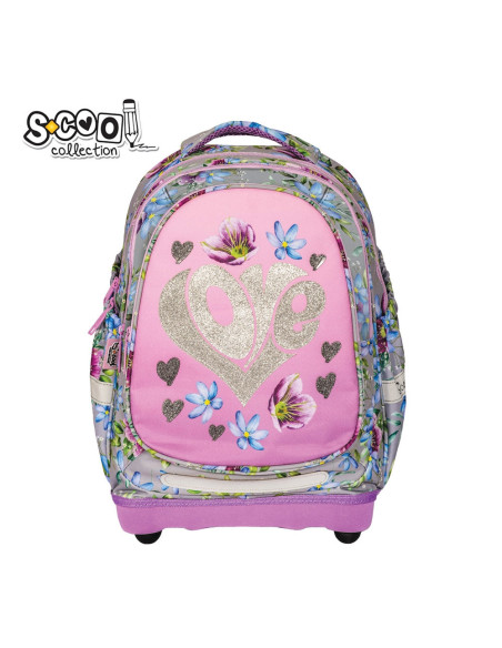 Ghiozdan anatomic LOVE, 38x39x19.5 cm - S-COOL,SC2109