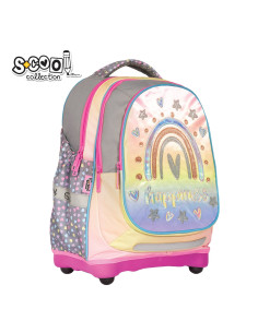 Ghiozdan anatomic HAPPINESS, 38x39x19.5 cm - S-COOL,SC2110 2