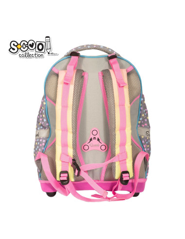 Ghiozdan anatomic HAPPINESS, 38x39x19.5 cm - S-COOL,SC2110 Ghiozdan anatomic HAPPINESS, 38x39x19.5 cm - S-COOL,SC2110