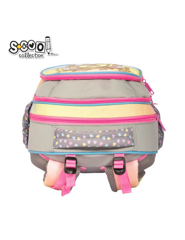 Ghiozdan anatomic HAPPINESS, 38x39x19.5 cm - S-COOL,SC2110 Ghiozdan anatomic HAPPINESS, 38x39x19.5 cm - S-COOL,SC2110
