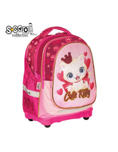 Ghiozdan anatomic CUTE KITTY, 38x39x19.5 cm - S-COOL,SC2111 2