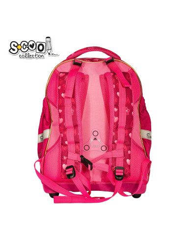 Ghiozdan anatomic CUTE KITTY, 38x39x19.5 cm - S-COOL,SC2111 Ghiozdan anatomic CUTE KITTY, 38x39x19.5 cm - S-COOL,SC2111