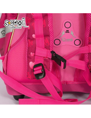 Ghiozdan anatomic CUTE KITTY, 38x39x19.5 cm - S-COOL,SC2111 Ghiozdan anatomic CUTE KITTY, 38x39x19.5 cm - S-COOL,SC2111