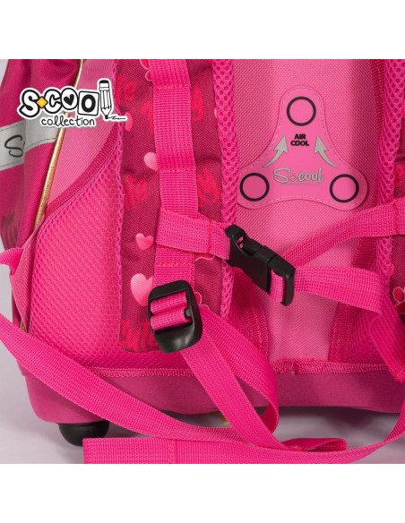 Ghiozdan anatomic CUTE KITTY, 38x39x19.5 cm - S-COOL,SC2111 Ghiozdan anatomic CUTE KITTY, 38x39x19.5 cm - S-COOL,SC2111