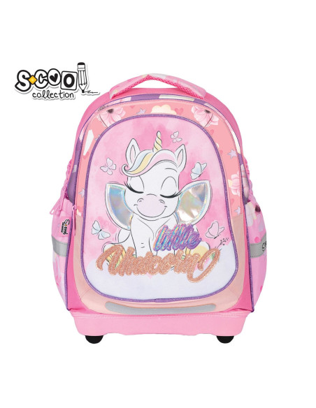 Ghiozdan anatomic LITTLE UNICORN, 38x39x19.5 cm - S-COOL,SC2112