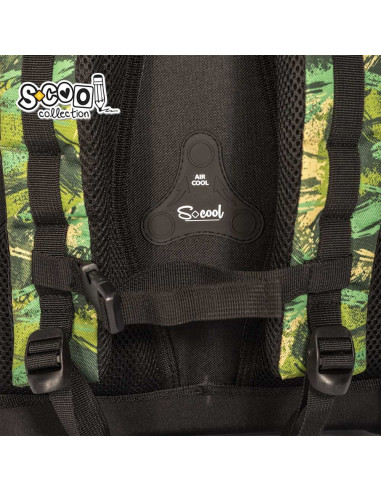 Ghiozdan anatomic DINO, 38x39x19.5 cm - S-COOL,SC2113